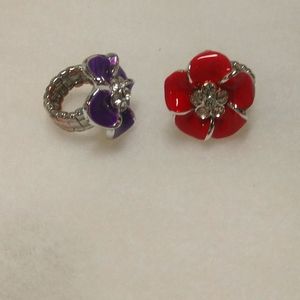 Handmade Silver Beaded Rings